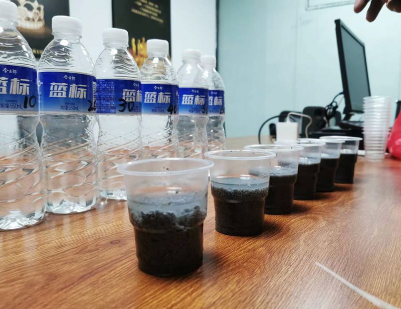 万川环保协助吉林石化污水处理厂进行污泥调理实验分析