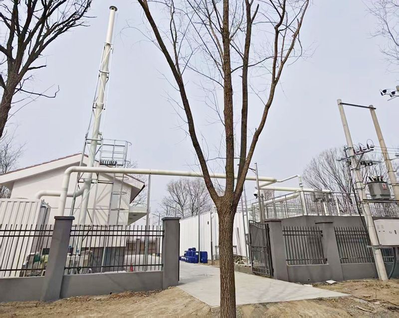 我司承建北京永乐店镇乡村污水处理项目进入调试收官阶段